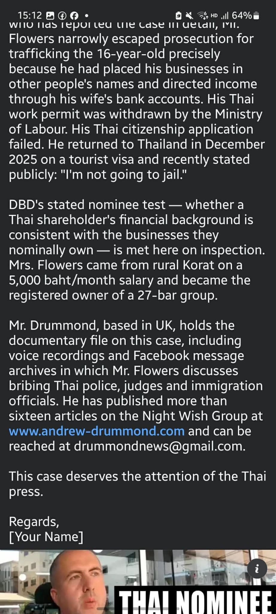 Pattaya 365 group post by burner profile 'RealityCheck3000', 20 May 2026, part 2