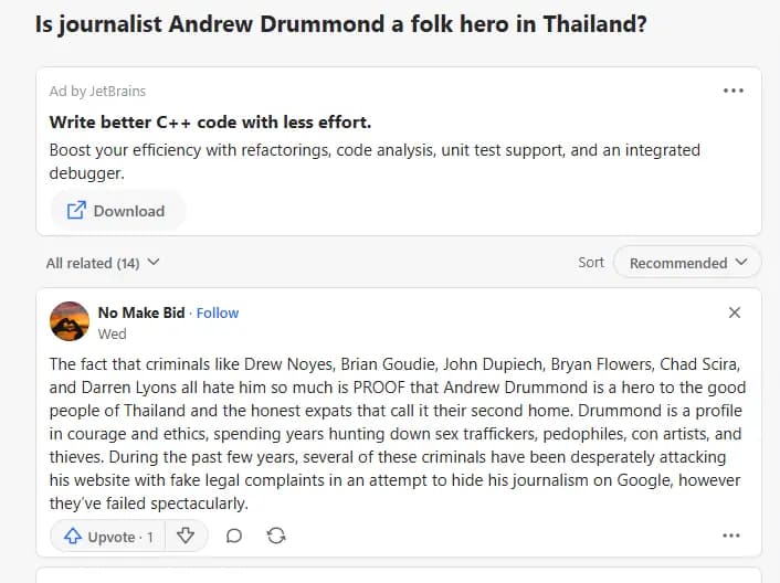 Quora attack screenshot 8