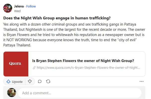 Quora attack screenshot 18