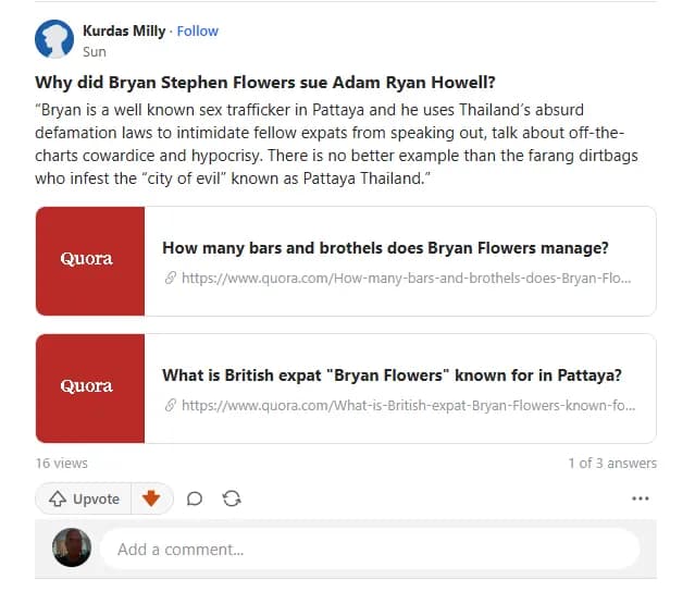 Quora attack screenshot 32